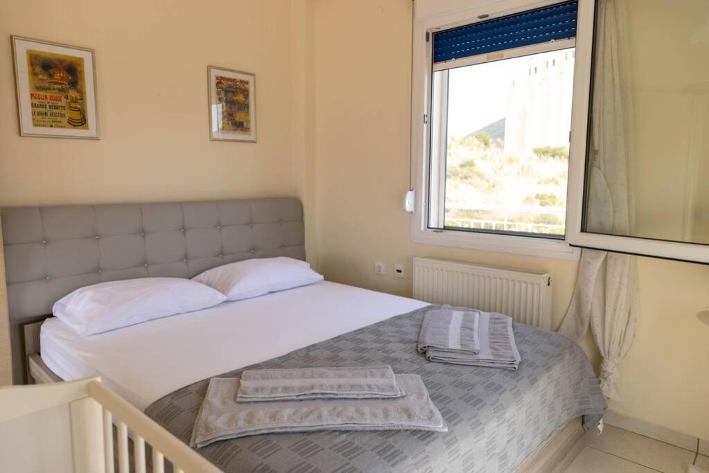 Port View House-Comfy Family Apartment-Panoramic View Néa Péramos Buitenkant foto