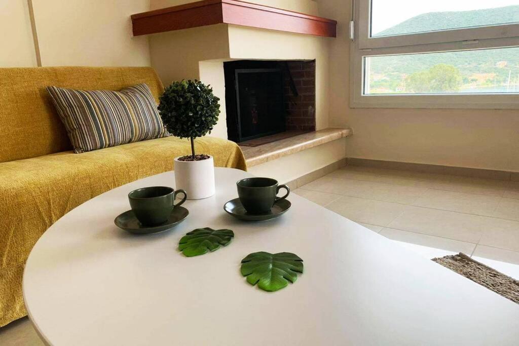 Port View House-Comfy Family Apartment-Panoramic View Néa Péramos Buitenkant foto